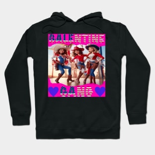 Galentines gang rodeo party Hoodie